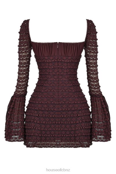 House of CB Marisa Espresso Lace Dress XTP20Z164 Clothing