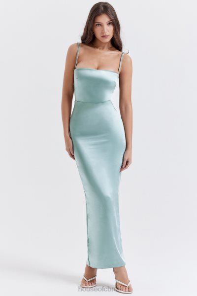 House of CB Costanza Light Jade Maxi Dress XTP20Z254 Clothing