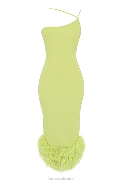 House of CB Alessia Lime Midi Dress XTP20Z420 Clothing