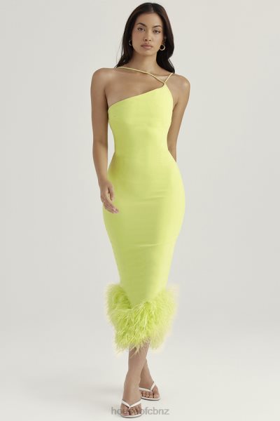 House of CB Alessia Lime Midi Dress XTP20Z420 Clothing