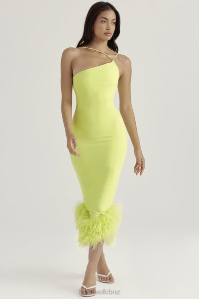 House of CB Alessia Lime Midi Dress XTP20Z420 Clothing