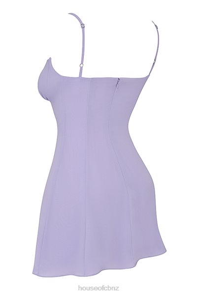 House of CB Christiana Lavender Mini Dress XTP20Z265 Clothing