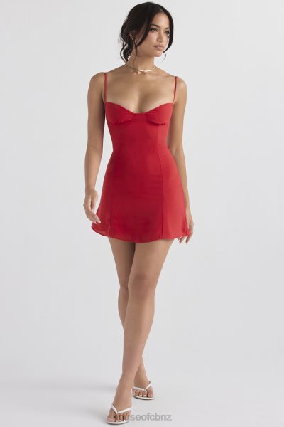 House of CB Christiana Red Mini Dress XTP20Z426 Clothing