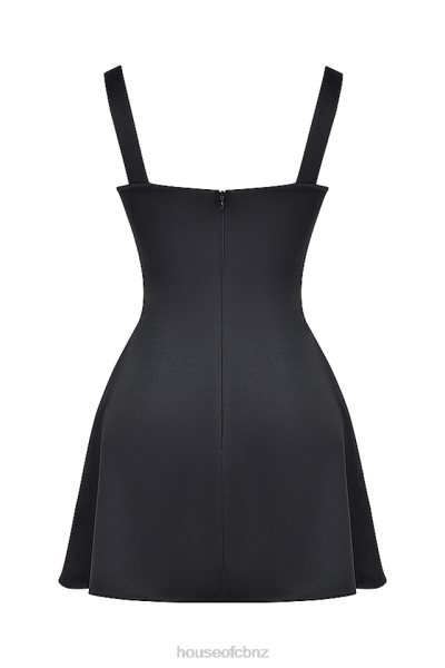 House of CB Kara Black Mini Dress XTP20Z223 Clothing