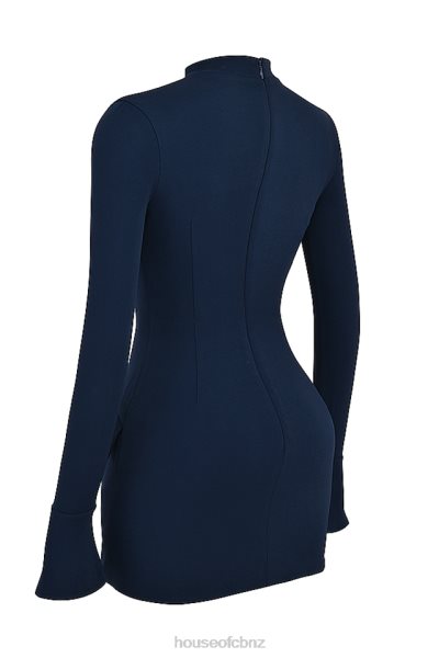 House of CB Mahalia Navy Mini Dress XTP20Z150 Clothing