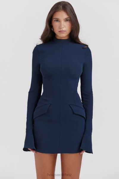 House of CB Mahalia Navy Mini Dress XTP20Z150 Clothing