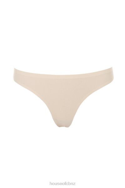 House of CB Micromodal Beige Seamless Thong XTP20Z1296 Clothing