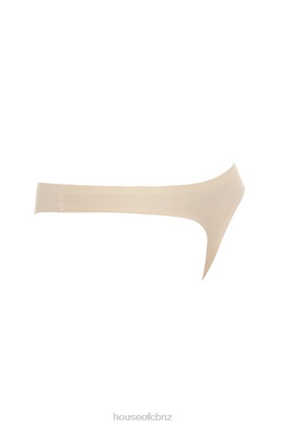 House of CB Micromodal Beige Seamless Thong XTP20Z1296 Clothing