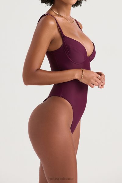 House of CB Barcelona Prune Underwired Swimsuit XTP20Z1202 Clothing