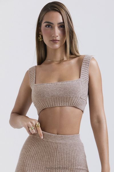 House of CB Adhara Barley Natural Wool Bralette XTP20Z649 Clothing