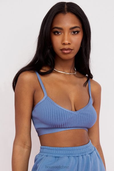 House of CB Evie Azure Bandage Bralette XTP20Z759 Clothing