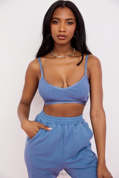 House of CB Evie Azure Bandage Bralette XTP20Z759 Clothing