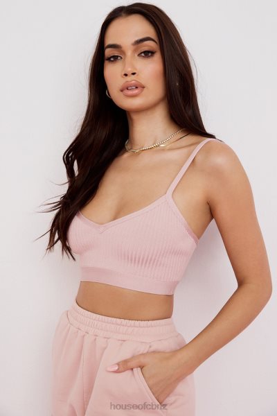 House of CB Evie Blush Bandage Bralette XTP20Z762 Clothing