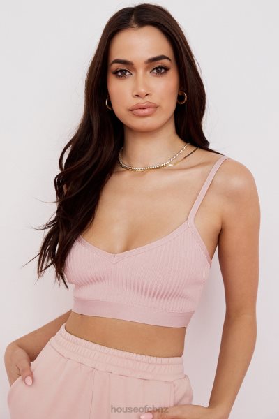 House of CB Evie Blush Bandage Bralette XTP20Z762 Clothing