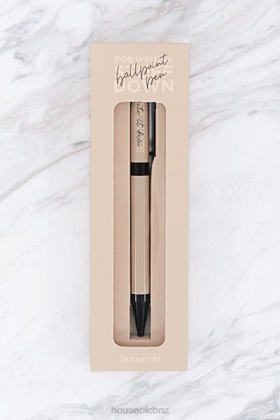 House of CB Black & Beige HOCB Ballpoint Pen XTP20Z1330 Gifts