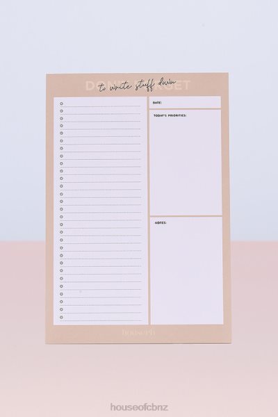 House of CB To do List Planner Sheets XTP20Z1327 Gifts