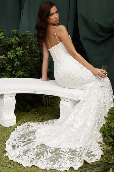 House of CB Solene White Lace Bridal Gown XTP20Z1142 Weddings