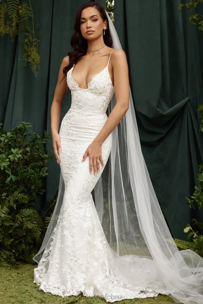 House of CB Solene White Lace Bridal Gown XTP20Z1142 Weddings