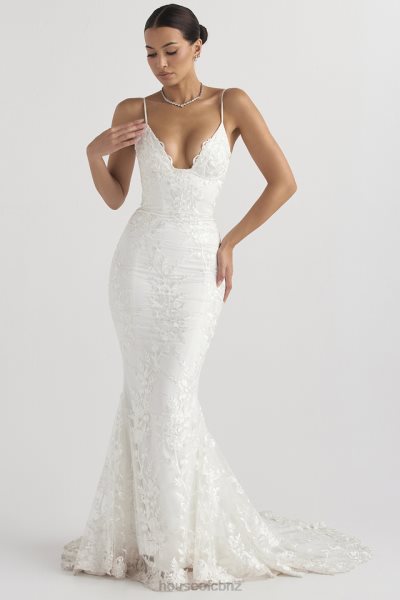 House of CB Solene White Lace Bridal Gown XTP20Z1142 Weddings