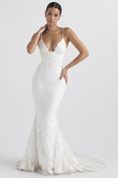 House of CB Solene White Lace Bridal Gown XTP20Z1142 Weddings