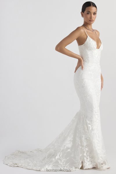 House of CB Solene White Lace Bridal Gown XTP20Z1142 Weddings