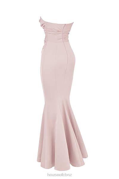 House of CB Fleur Blush Satin Strapless Gown XTP20Z1146 Weddings