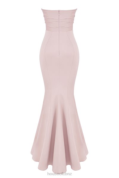 House of CB Fleur Blush Satin Strapless Gown XTP20Z1146 Weddings