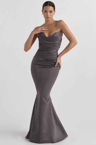 House of CB Fleur Shadow Satin Strapless Gown XTP20Z1151 Weddings