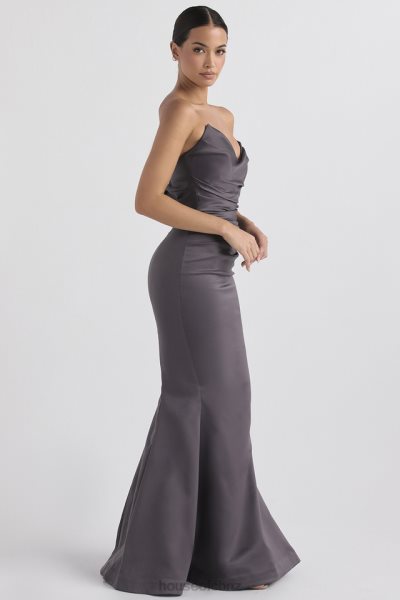 House of CB Fleur Shadow Satin Strapless Gown XTP20Z1151 Weddings