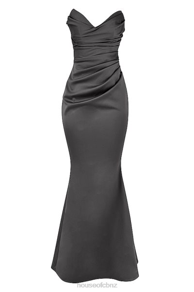 House of CB Fleur Shadow Satin Strapless Gown XTP20Z1151 Weddings