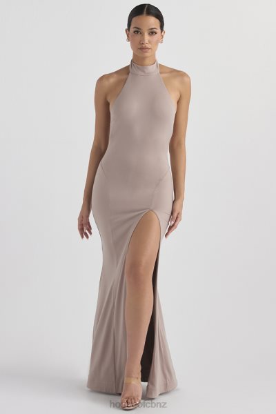 House of CB Juliette Mushroom Halter Gown XTP20Z1150 Weddings