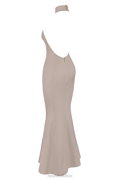 House of CB Juliette Mushroom Halter Gown XTP20Z1150 Weddings