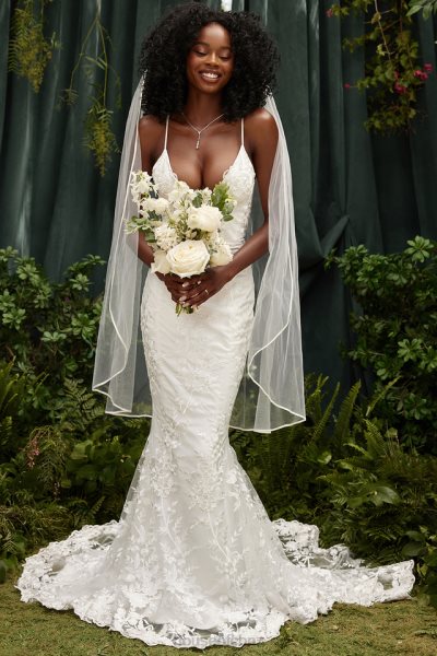 House of CB Simone White Soft Tulle Veil XTP20Z1144 Weddings