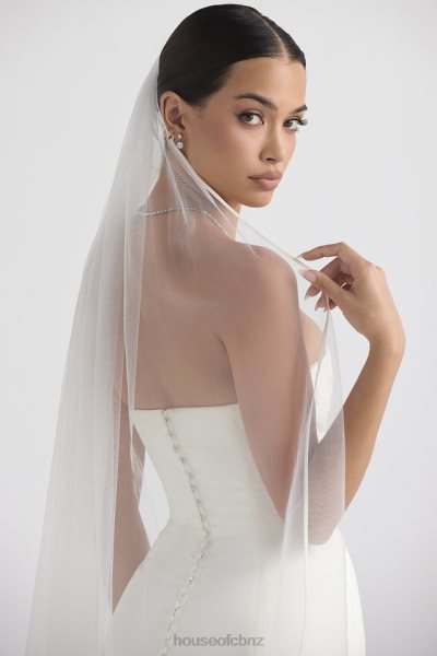 House of CB Simone White Soft Tulle Veil XTP20Z1144 Weddings