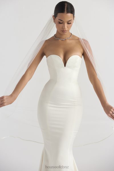 House of CB Simone White Soft Tulle Veil XTP20Z1144 Weddings