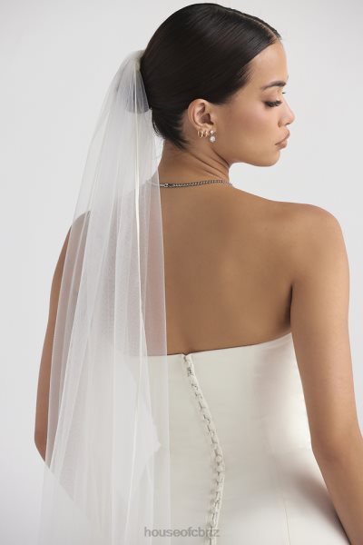 House of CB Simone White Soft Tulle Veil XTP20Z1144 Weddings